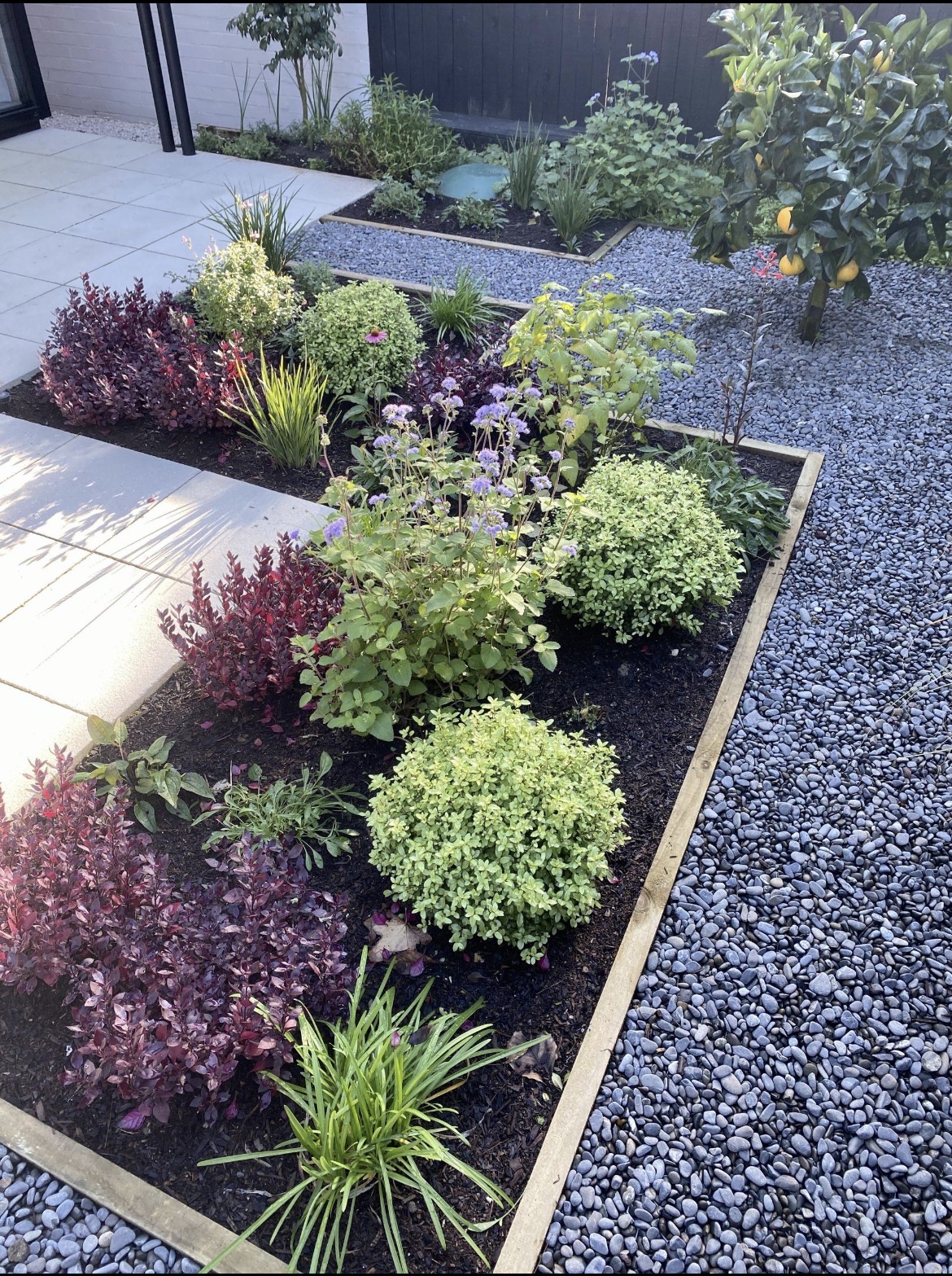 New patio and pathway